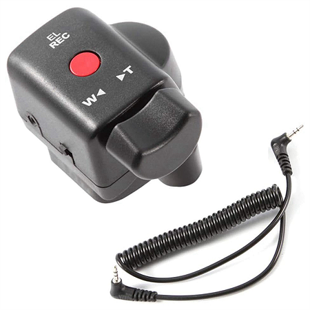Controle de Zoom para Filmadoras Sony Panasonic com entrada LANC remote P1