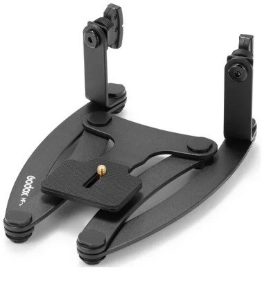 Suporte duplo Godox MF-DB para flash MF-12