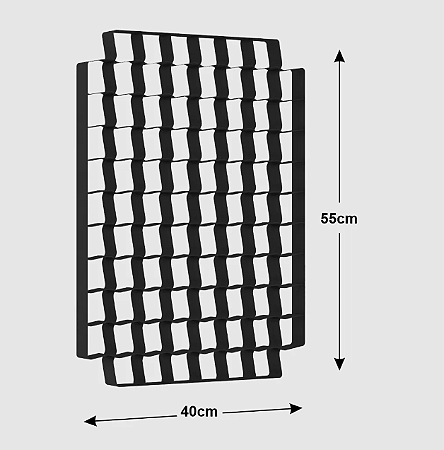 Colmeia TNT para Difusor DE LUZ SOFTBOX 40 X 55 V-LITE