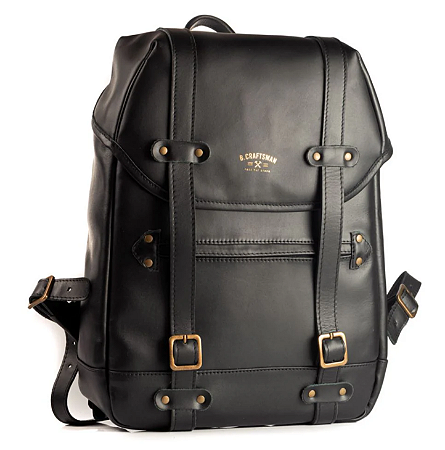 Mochila Couro Preto Arya Special (01116)