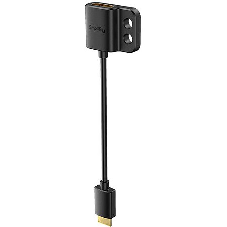 Cabo adaptador HDMI tipo A fêmea ultrafino SmallRig para mini-HDMI tipo C macho