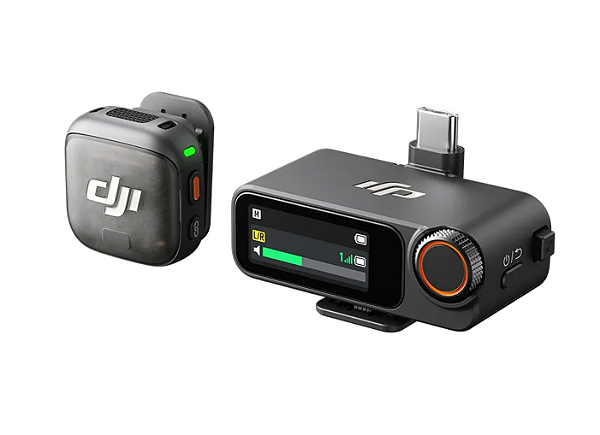 Microfone DJI Mic 3 (1 TX Microfone + 1 RX Receptor) BR - DJI137