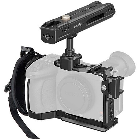 Smallrig 5589 Kit de Gaiola Básica para Câmera com Alça Superior Giratória para Sony FX2