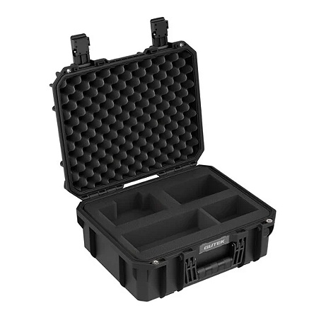 Case de viagem protetora NANLITE GUTEK Tortoise T-230 (23L, preta)