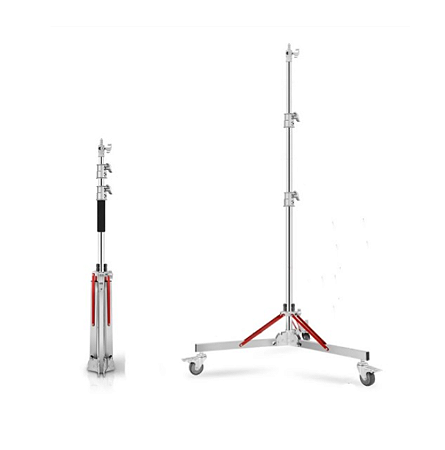 Tripé para iluminação LSD-300 em AÇO INOX - (3,0m) - sem rodinhas - OPENBOX