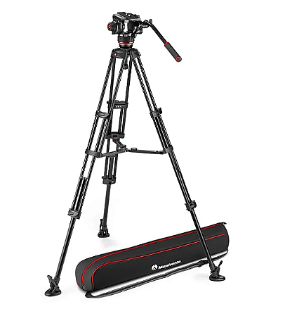 Tripé Manfrotto MVK504XTWINMA com Base Niveladora 165MV