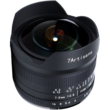 Lente 7Artisans 7.5mm f/2.8 II Fisheye (Sony E)