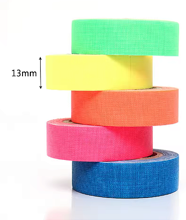 Fita Gaffer Fluorescente (kit com 5 cores)