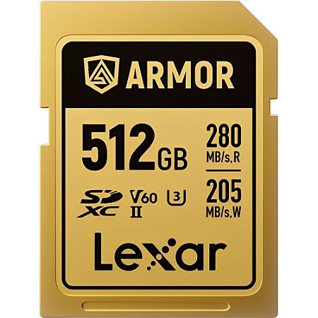 Cartão de Memória SD 512GB Lexar Armor Gold V60