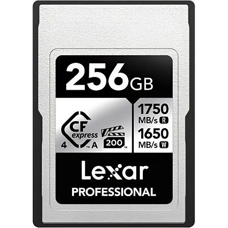 Cartão de Memória SD LEXAR 256GB CFexpress Type A Professional 4.0