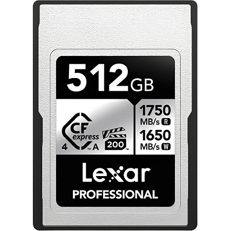 Cartão de Memória SD LEXAR 512GB CFexpress Type A Professional 4.0