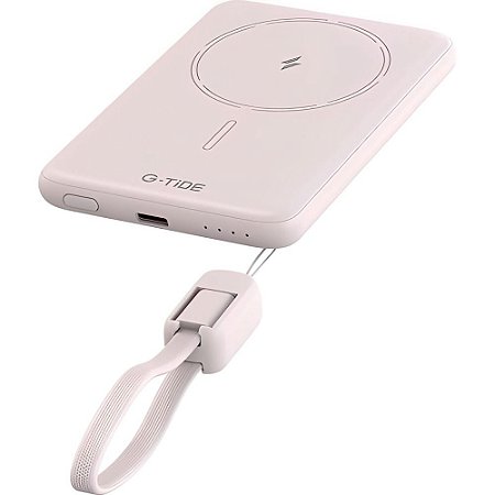 CARGADOR PORTÁTIL G-TIDE POWERBANK SLIM 01 5.000MAH LIGHTNING/USB-C PINK