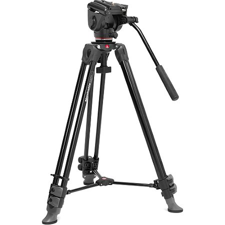 Kit Tripé Manfrotto MVK500XAM com cabeça fluida 500X
