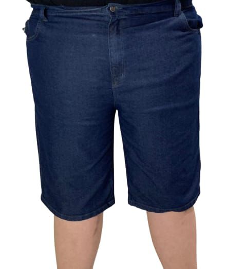 Kit 5 Bermudas Masculina Plus Size Jeans Azul Dazzling
