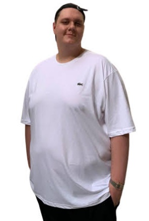 CAMISETA LACOSTE PLUS SIZE MASCULINA G4 ao G9