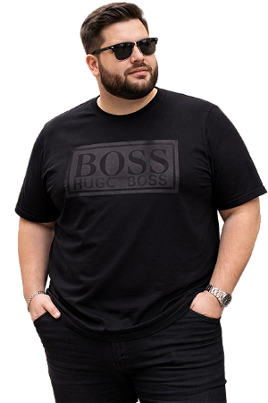Camisetas Multimarcas G4 AO G9 Extra Premium Plus Size Preta
