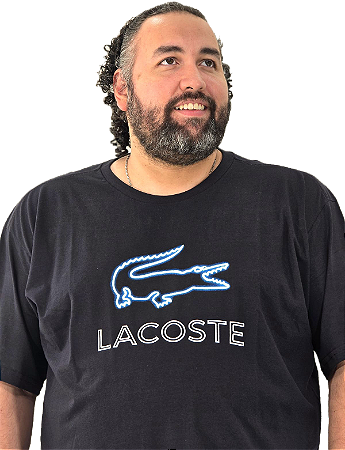 CAMISETA MULTIMARCAS PRETA PLUS SIZE MASCULINA PREMIUM G4 AO G9