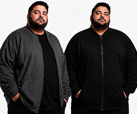 BLUSA MOLETON MASCULINO PLUS SIZE G4 AO G9 200 KILOS