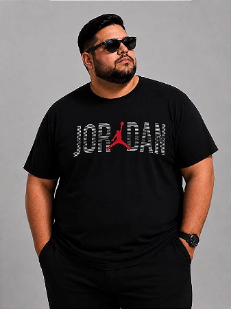 Camiseta Plus Size Masculina Preta G3 ao G9