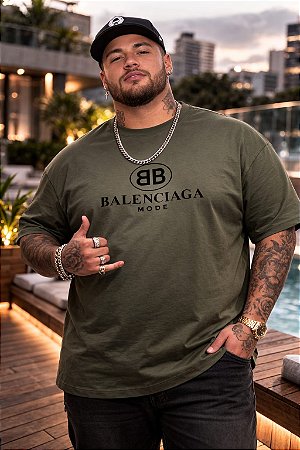 Camiseta Balenciaga Multimarcas G4 AO G9 Extra Premium Plus Size