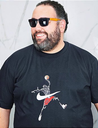 Camisetas Jordan Extra Algodão Plus Size G4 ao G9