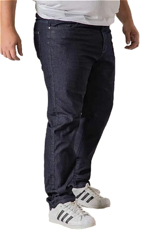 Calça Masculina Plus Size Jeans Com Elastano Dazzling 52 ao 66