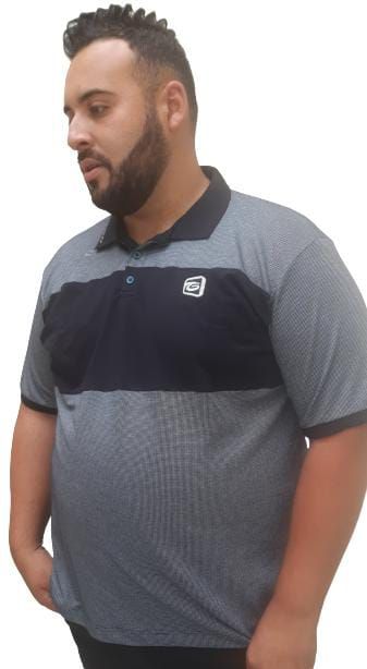 Camisa Polo Masculina Plus Size Gangster P2
