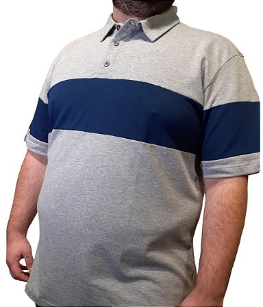 camisas polo plus size masculina