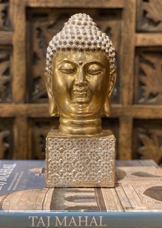Cabeça De  Buda - Dourado