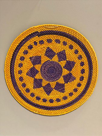 Disco - Mandala Palha - 38CM