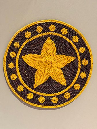 Disco - Mandala Palha - 33CM