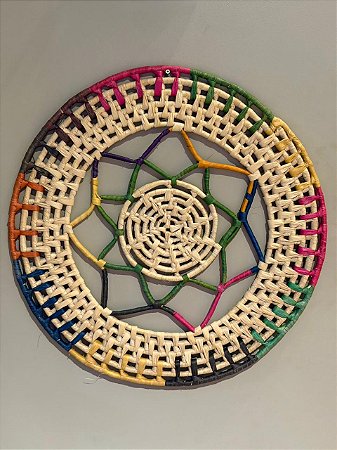 Disco - Mandala Palha - 55CM