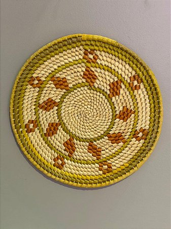 Disco - Mandala Palha - 22CM