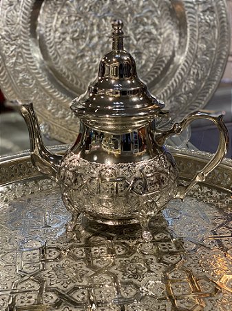 Bule Marroquino em Metal - Prata