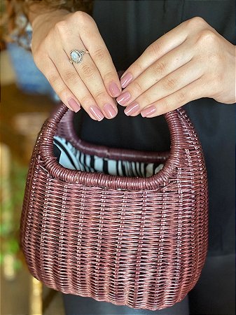 Bolsa Ratan - Roxa