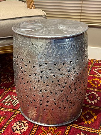 Banco - Alumínio - Prata - Garden Seat