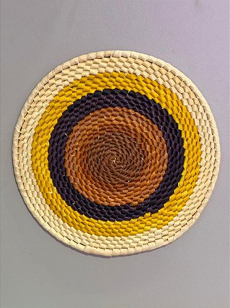 Disco - Mandala Palha - 22CM