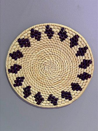 Disco - Mandala Palha - 22,5CM