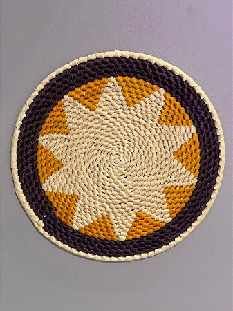 Disco - Mandala Palha - 22CM
