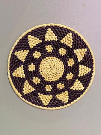 Disco - Mandala Palha - 21,5CM