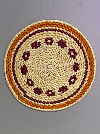 Disco - Mandala Palha - 23CM