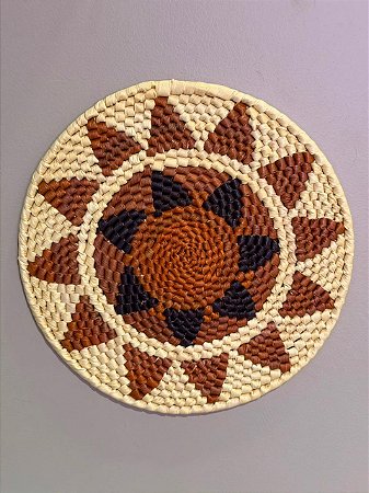 Disco - Mandala Palha - 22CM
