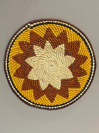 Disco - Mandala Palha - 31CM