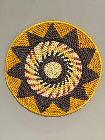 Disco - Mandala Palha - 30CM