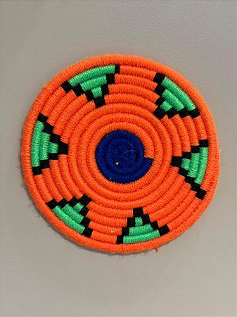 Disco Marroquinos - Mesa e Parede - Laranja, Azul e Verde  - 18CM