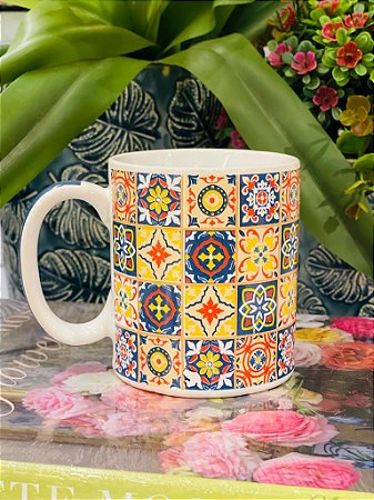 Caneca - Ceramica - Colorida