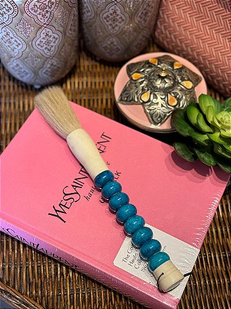 Pincel Decorativo - Escova - Turquesa