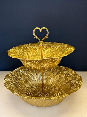 Doceira Turca - Vitral - Pintado á mão - Fundo - Dourado
