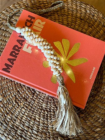 Colar de Conchas Decorativo - Bege