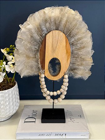 Cocar Decorativo - Madeira